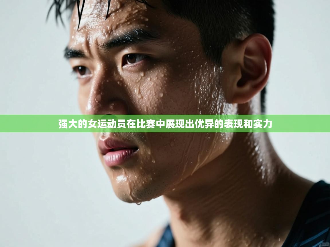 强大的女运动员在比赛中展现出优异的表现和实力